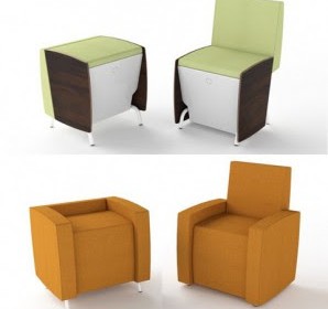 Sgabelli smontabili e trasformabili:nuove sperimentazioni