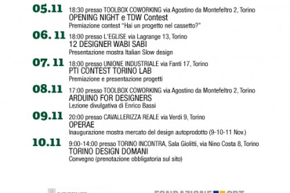 Contemporary week torinese