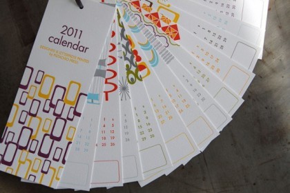 Un calendario 2011 di design per iniziare bene l’anno nuovo