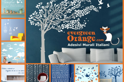 Arredare le pareti di casa:i wall stickers