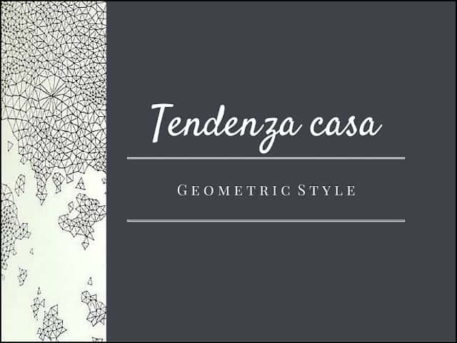 Tendenze 2016:geometric style