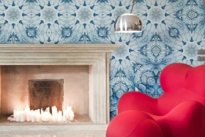 Natale:vestire casa con le carte da parati