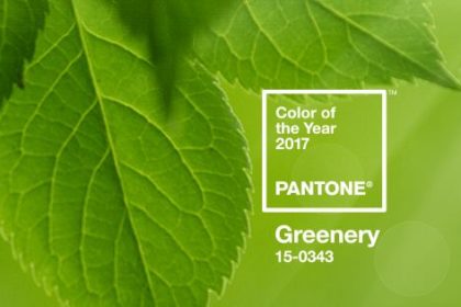 Pantone: il 2017 sarà Greenery