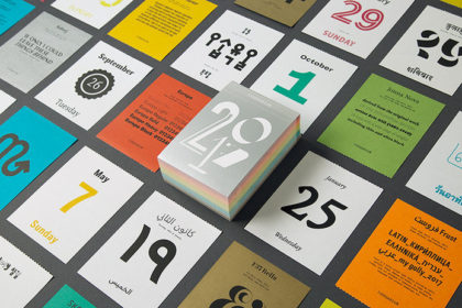 Calendari 2017: 10 modelli di design