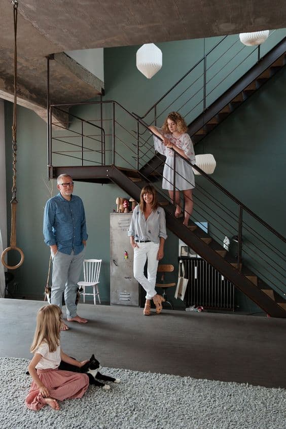 home tour industrial chic