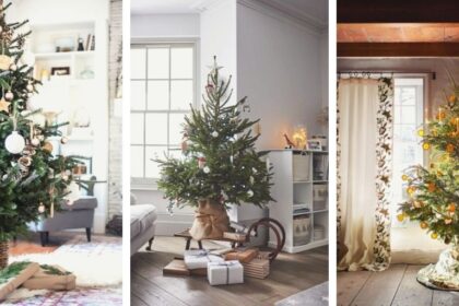 Decorare la base dell'albero di Natale: 10 proposte