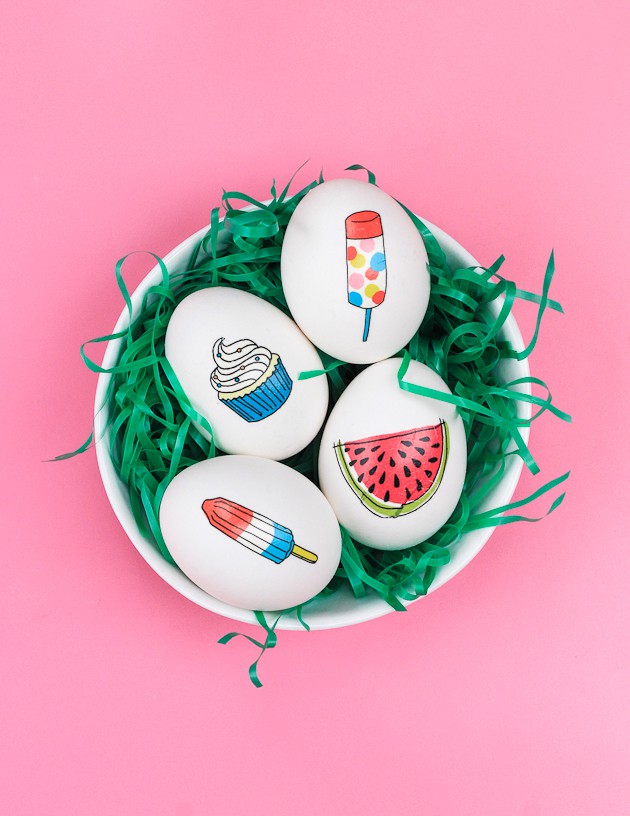 decorare le uova per Pasqua