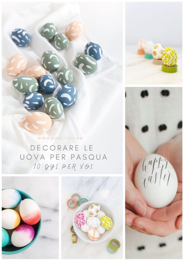 decorare le uova per Pasqua