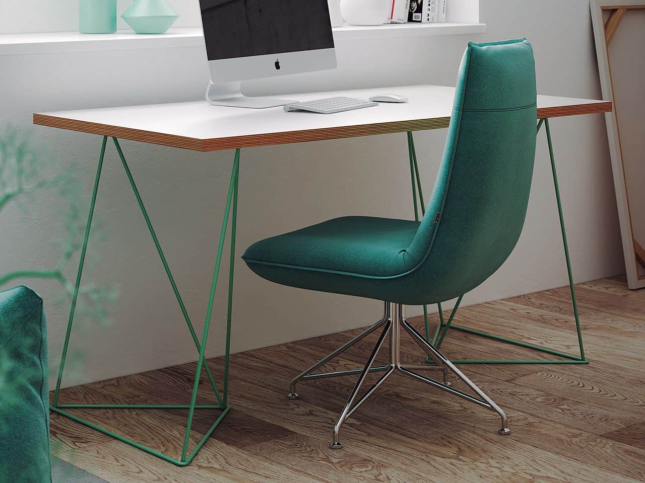 Linea EcoDesign Scrivania smartworking in cartone SmartGreen, 120 x 70 x 73  cm, Avana - Scrivanie per Ufficio