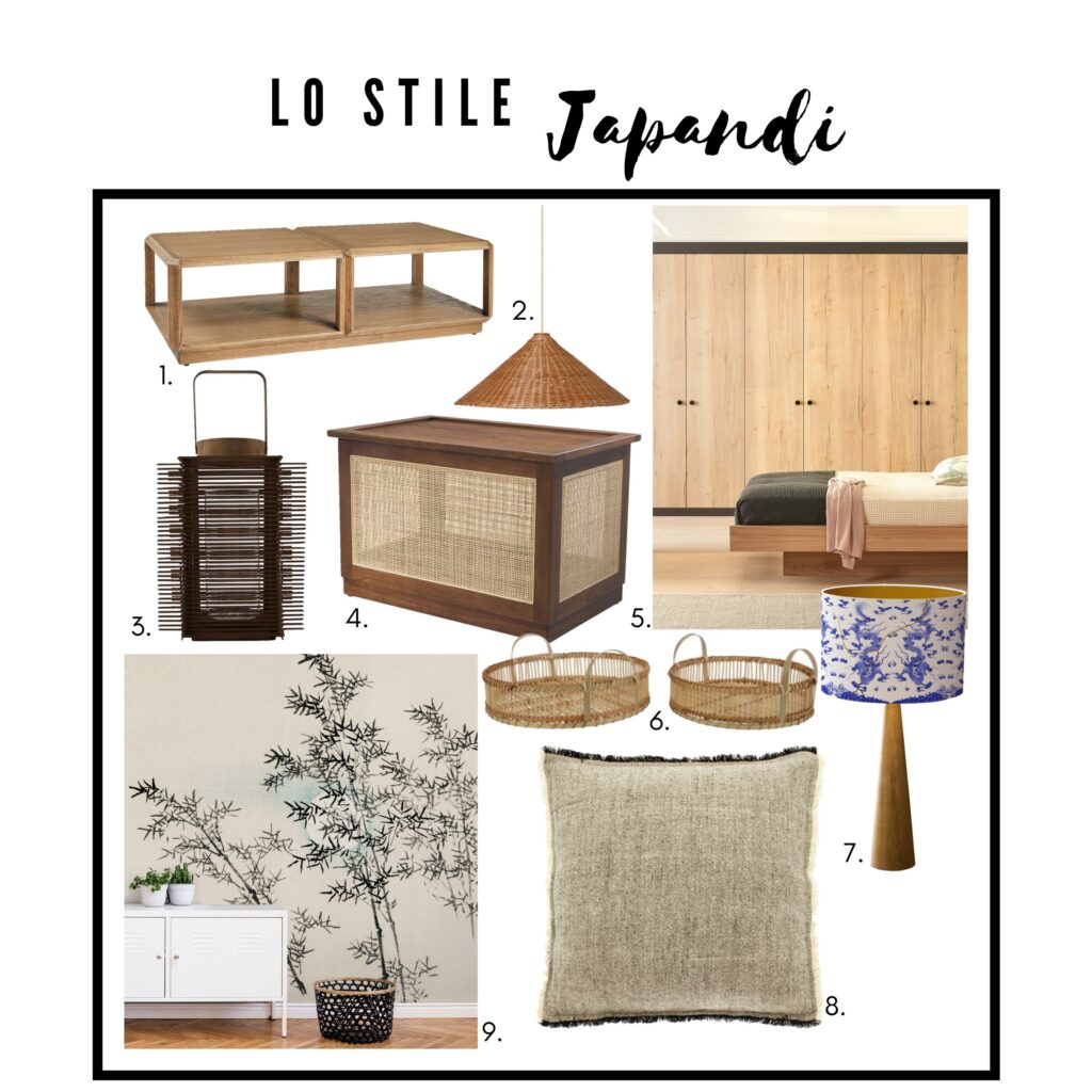 lo stile japandi
