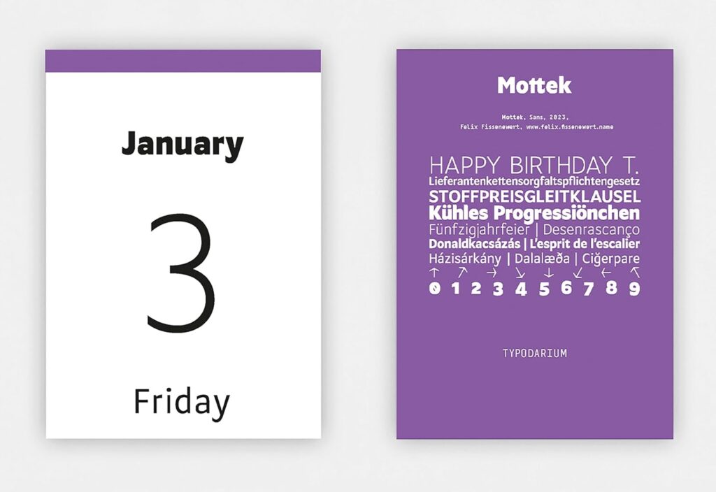 Calendari 2025 di design