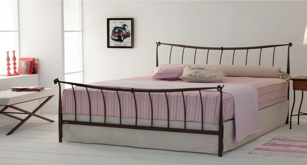 letto in ferro battuto
