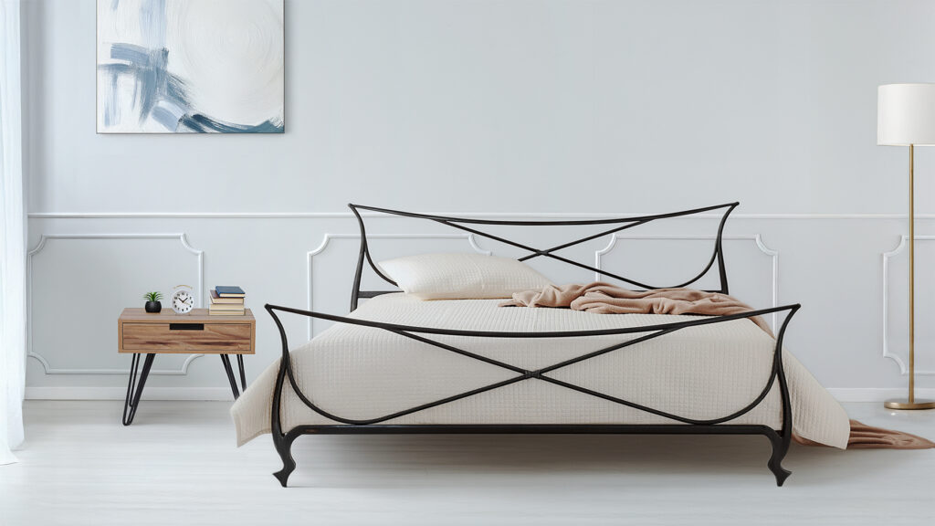 letto in ferro battuto